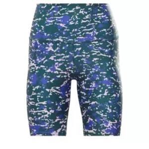 Reebok Speckle Modern Safari Legging Shorts Womens - Green