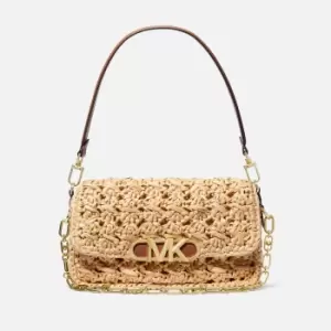 Michael Kors Parker Medium Rattan Shoulder Bag