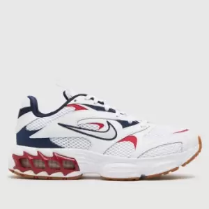 Nike White & Navy Zoom Air Fire Trainers