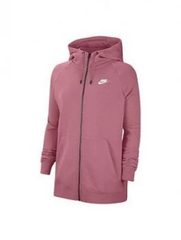 Nike NSW Essential Hoodie (Curve) - Pink, Size 22-24=2X, Women