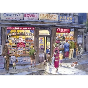 Gibsons Corner Shop Jigsaw Puzzle - 500 Pieces