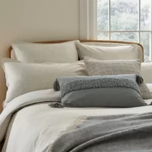 Bedeck of Belfast Rare Earth Florin Kingsize Duvet Cover Set, Linen