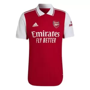 adidas Arsenal FC Home Authentic Shirt 2022 2023 Mens - Red