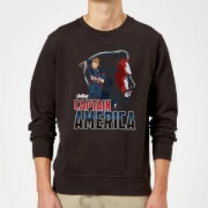 Avengers Captain America Sweatshirt - Black - 5XL