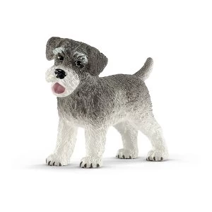 SCHLEICH Farm World Miniature Schnauzer Dog Toy Figure