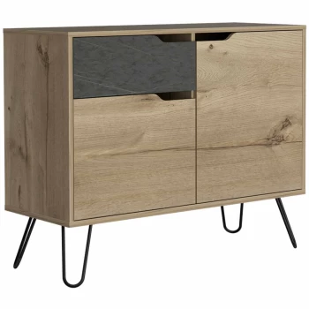 Manhattan small sideboard with 2 doors & 1 drawer