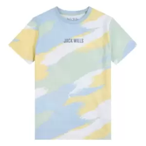 Jack Wills JW Regular Fit T-Shirt Juniors - Blue