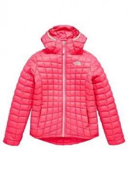 The North Face The North Face Girls Thermoball Hooded Jacket Pink Size 14 16 YearsL Women