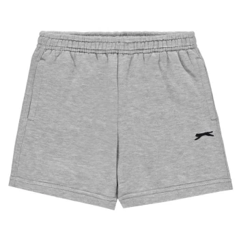 Slazenger Fleece Shorts Infant Boys - Grey Marl