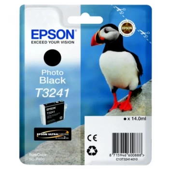 Epson Puffin T3241 Photo Black Ink Cartridge