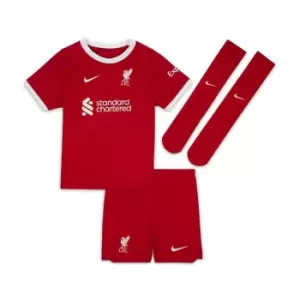 Nike Liverpool Home Minikit 2023 2024 Infants - Red