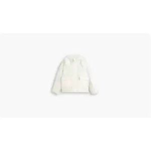 Levis Cropped Jacket - White