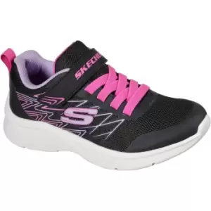 Skechers Girls Microspec Bold Delight Lightweight Trainers UK Size 2 (EU 35)