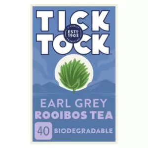 Tick Tock Rooibos Earl Grey Tea Bags, 90g