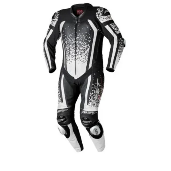 RST Pro Series Evo Airbag One Piece Suit White Black Size 58