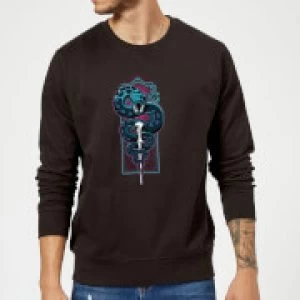 Harry Potter Nagini Neon Sweatshirt - Black - M