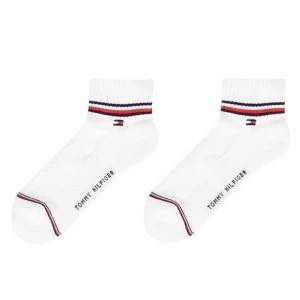 Tommy Bodywear Icon 2 Pack Socks - White