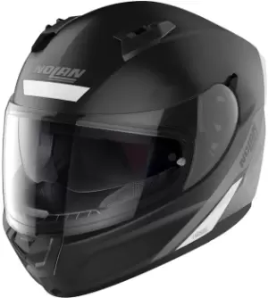 Nolan N60-6 Staple Helmet, black-white, Size L, black-white, Size L