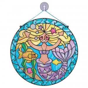 Melissa Doug Stained Glass Mermaid Set