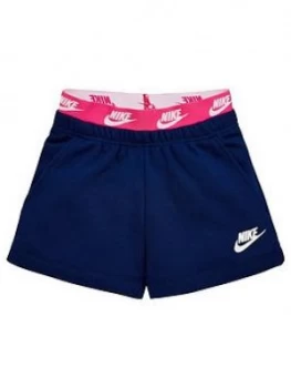 Nike Sportswear Younger Girls Shorts - Blue