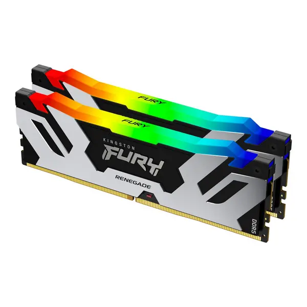 Kingston Kingston Technology FURY 48GB 7200MT/s DDR5 CL38 DIMM (Kit of 2) Renegade RGB XMP KF572C38RSAK2-48