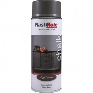 Plasti-Kote Chalk Finish Spray Caffe Espresso 400ml