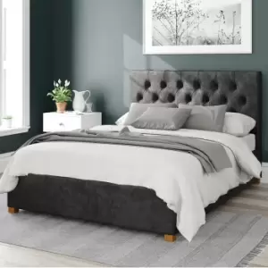 Olivier Mirazzi Velvet Ottoman Bed Black