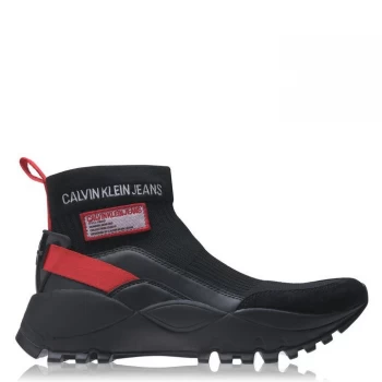 Calvin Klein Jeans Trainers - Black/Tomato