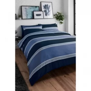 Pieridae Classic Banded Stripe Reversible Duvet Set