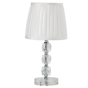 Searchlight Lighting Collection Stacked Glass Table Lamp - Ivory