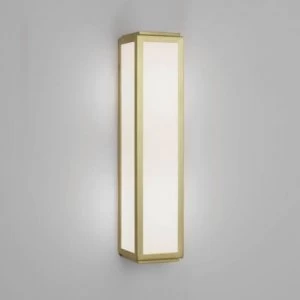 2 Light Bathroom Over Mirror Wall Light Matt Gold IP44, E14