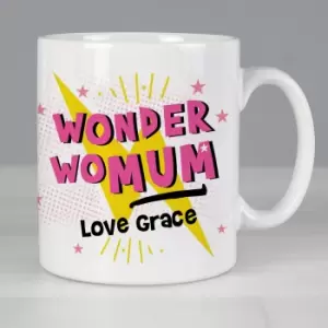 Personalised Wonder WoMum Mug White