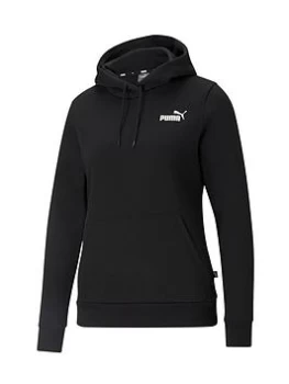 Puma Essentials Small Logo Hoodie - Black Size M Women