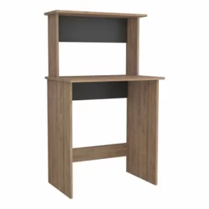 Vegas Laptop Desk with Shelf, Oak