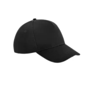 Beechfield Unisex Ultimate 6 Panel Cap (One Size) (Black)