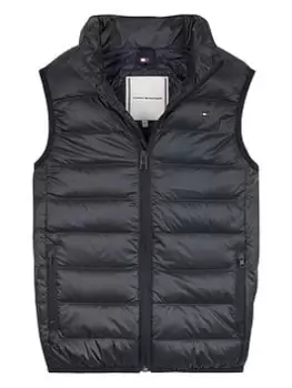 Tommy Hilfiger Boys Essential Light Down Vest Gilet - Navy, Size Age: 10 Years