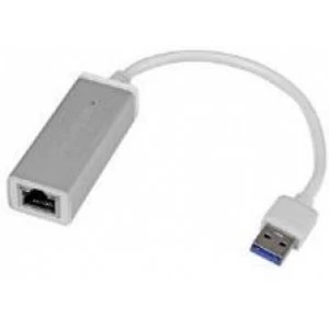 StarTech USB 3.0 to Gigabit Network Adapter Silver