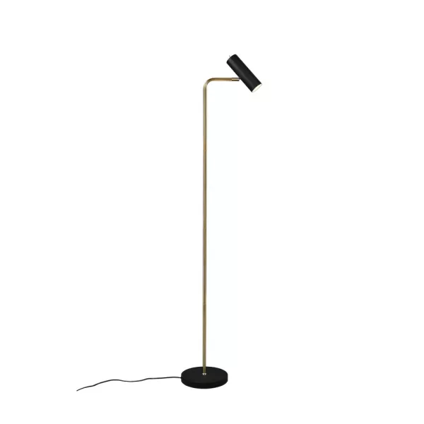 Marley Modern Reading Lamp Brass Matt