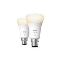 Philips Hue White 9.5W A60 B22 2-Pack