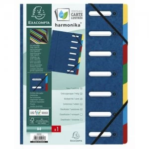 Exacompta Harmonika 7 Part Multifile Blue