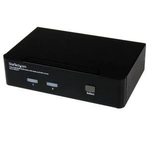 Startech 2 Port USB HDMI KVM Switch with Audio 8STSV231HDMIUA