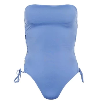 Firetrap Bandeau Swimsuit Womens - China Blue