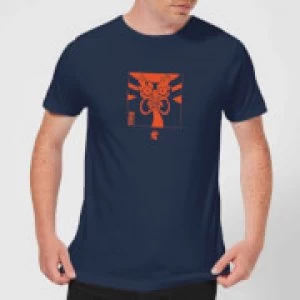 Samurai Jack Aku Kanji Mens T-Shirt - Navy - S