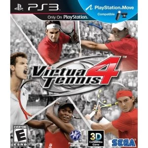 Virtua Tennis 4 Game Move Compatible