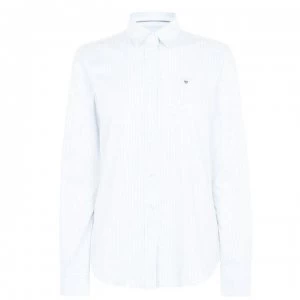 Gant Oxford Stripe Shirt - Light Blue 455