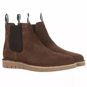 Barbour Mens Gable Chelsea Boots Dk Brown 11