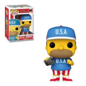 The Simpsons USA Homer Pop! Vinyl Figure