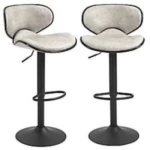 HOMCOM Bar Stool 835-356V70GY 1020 mm 450 mm Grey