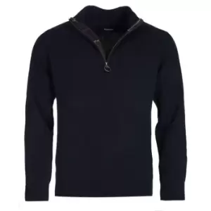 Barbour Holden Half Zip Jumper - Blue