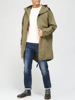 Farah Tulane Parka - Green , Green, Size L, Men